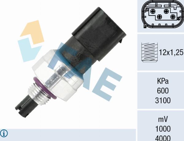 FAE 15819 - Prekidač pritiska, klima Uređaj www.molydon.hr