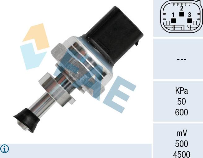 FAE 16154 - Senzor, pritisak Ispušnih plinova www.molydon.hr