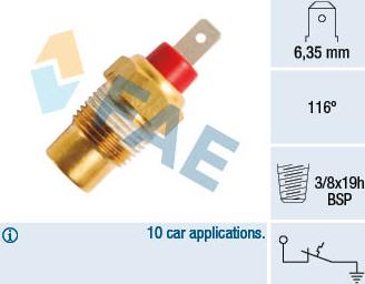 FAE 35102 - Senzor, temperatura rashladne tekućinu www.molydon.hr