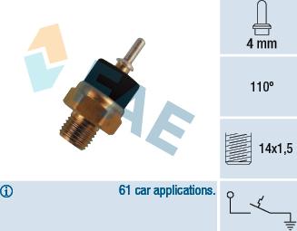 FAE 35780 - Senzor, temperatura rashladne tekućinu www.molydon.hr