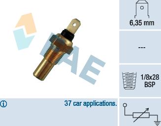 FAE 31630 - Senzor, temperatura rashladne tekućinu www.molydon.hr