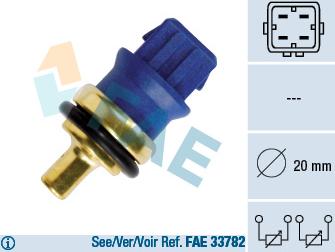FAE 33780 - Senzor, temperatura rashladne tekućinu www.molydon.hr