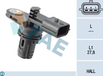 FAE 79360 - Senzor, položaj bregastog vratila www.molydon.hr