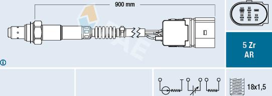 FAE 75021 - Lambda-sonda www.molydon.hr