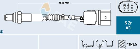 FAE 75102 - Lambda-sonda www.molydon.hr