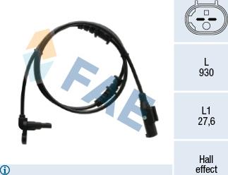 FAE 78525 - Senzor, broj obrtaja kotača www.molydon.hr