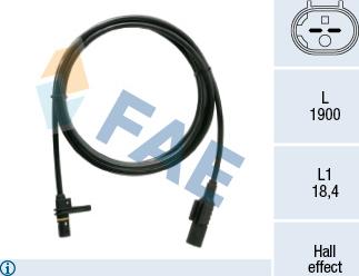 FAE 78526 - Senzor, broj obrtaja kotača www.molydon.hr