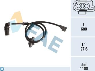FAE 78199 - Senzor, broj obrtaja kotača www.molydon.hr