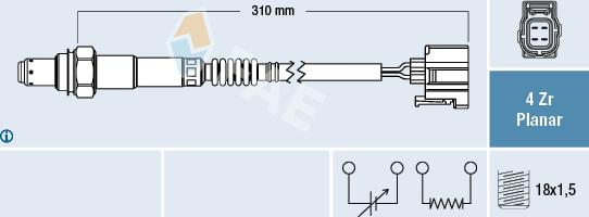FAE 77427 - Lambda-sonda www.molydon.hr