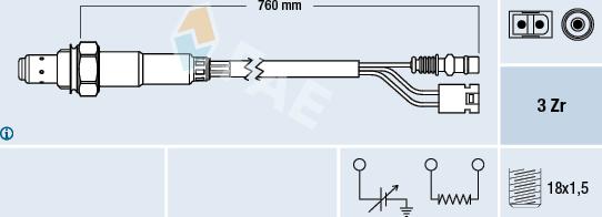 FAE 77381 - Lambda-sonda www.molydon.hr