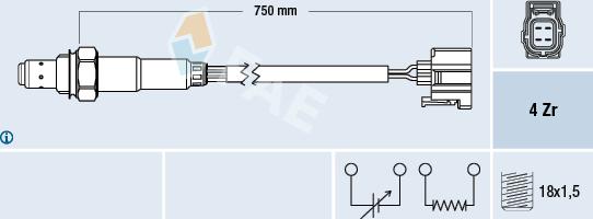 FAE 77339 - Lambda-sonda www.molydon.hr