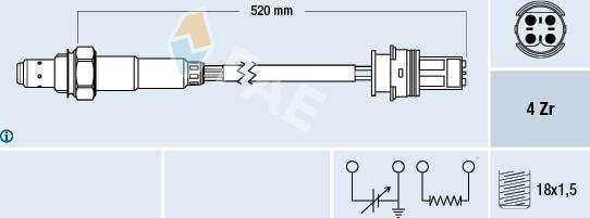 FAE 77335 - Lambda-sonda www.molydon.hr