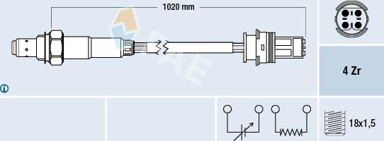 FAE 77275 - Lambda-sonda www.molydon.hr