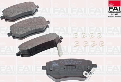 FAI AutoParts BP493 - Komplet Pločica, disk-kočnica www.molydon.hr