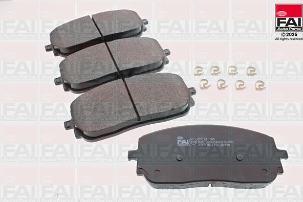 FAI AutoParts BP573 - Komplet Pločica, disk-kočnica www.molydon.hr