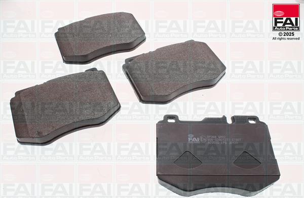 FAI AutoParts BP368 - Komplet Pločica, disk-kočnica www.molydon.hr