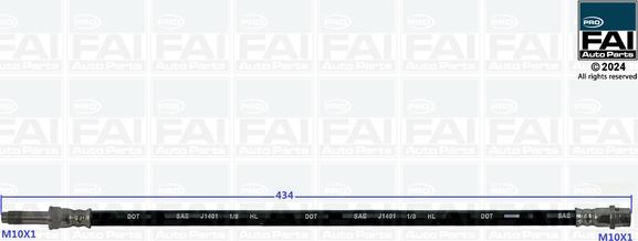 FAI AutoParts FPBH108 - Kočiono crijevo, lajtung www.molydon.hr