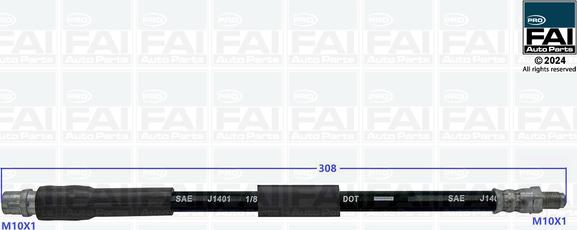 FAI AutoParts FPBH184 - Kočiono crijevo, lajtung www.molydon.hr