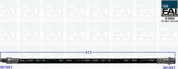 FAI AutoParts FPBH132 - Kočiono crijevo, lajtung www.molydon.hr