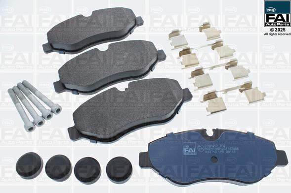 FAI AutoParts FPBP417 - Komplet Pločica, disk-kočnica www.molydon.hr