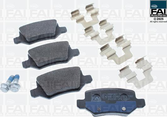 FAI AutoParts FPBP367 - Komplet Pločica, disk-kočnica www.molydon.hr