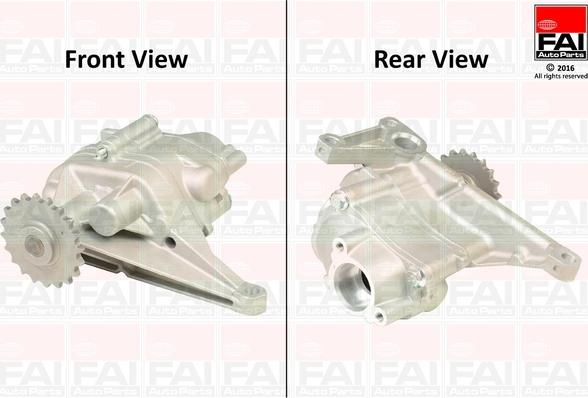 FAI AutoParts OP321 - Pumpa za ulje www.molydon.hr
