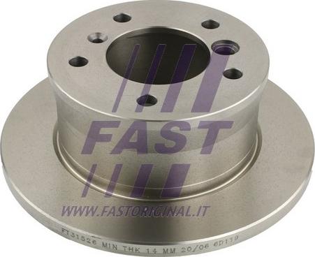 Fast FT31526 - Kočioni disk www.molydon.hr