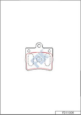 FBK FD11006 - Komplet Pločica, disk-kočnica www.molydon.hr