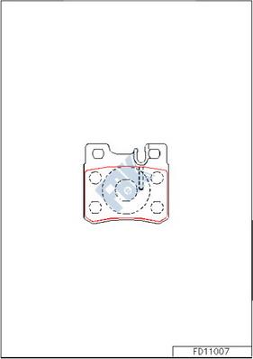 FBK FD11007 - Komplet Pločica, disk-kočnica www.molydon.hr