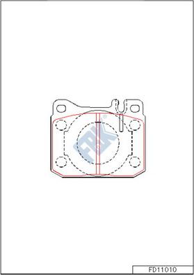 FBK FD11010 - Komplet Pločica, disk-kočnica www.molydon.hr