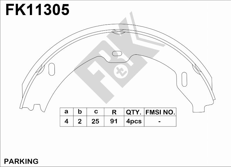 FBK FK11305 - Komplet kočnica, bubanj kočnice www.molydon.hr