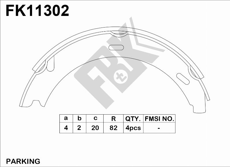 FBK FK11302 - Komplet kočnica, bubanj kočnice www.molydon.hr