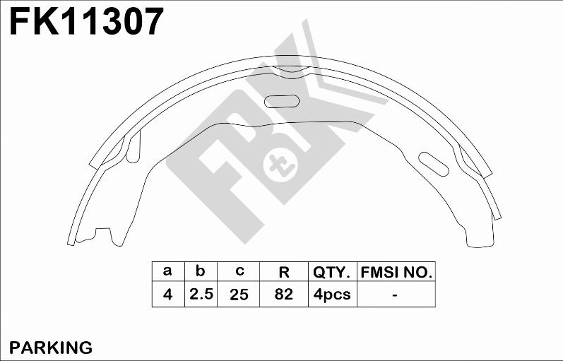 FBK FK11307 - Komplet kočnica, bubanj kočnice www.molydon.hr
