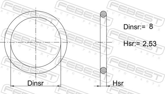 Febest 16400-004 - Brtva, filter za gorivo www.molydon.hr