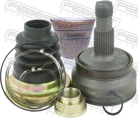 Febest 1610-212A96R - Kardan, Pogonska osovina www.molydon.hr