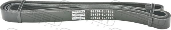 Febest 88128-6L1873 - Klinasti rebrasti remen  www.molydon.hr