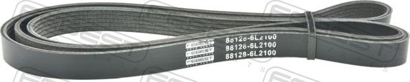 Febest 88128-6L2100 - Klinasti rebrasti remen  www.molydon.hr