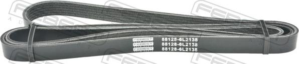 Febest 88128-6L2138 - Klinasti rebrasti remen  www.molydon.hr