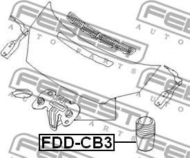 Febest FDD-CB3 - FORD FOCUS I/II 98-05-08, S-MAX 06-, GALAXY 06-, TRANSIT TT9 06-, C-MAX CAP 03-07, C-MAX CB3 07-10 www.molydon.hr