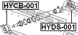 Febest HYDS-001 - HYUNDAI SANTA FE 00-06, TUCSON 04-10, KIA SPORTAGE 04-10 www.molydon.hr