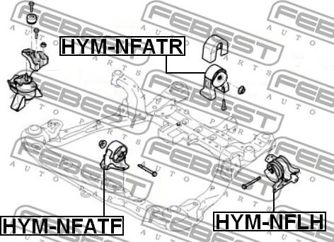 Febest HYM-NFLH - HYUNDAI SONATA NF 05-10 /LEFT/ www.molydon.hr