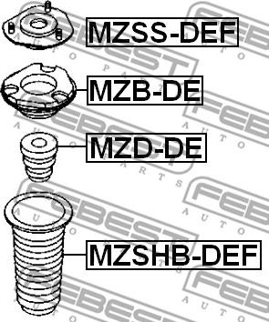 Febest MZB-DE - AD-MZ-039F www.molydon.hr