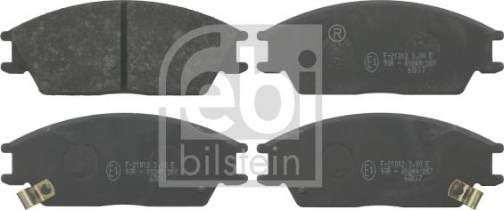 Febi Bilstein 16542 - Komplet Pločica, disk-kočnica www.molydon.hr