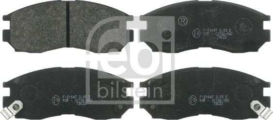 Febi Bilstein 16327 - Komplet Pločica, disk-kočnica www.molydon.hr