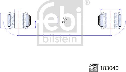 FEBI Bilstein 183040 - Šipka/spona, stabilizator www.molydon.hr