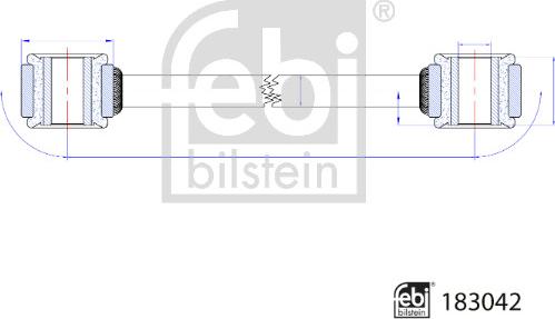 FEBI Bilstein 183042 - Šipka/spona, stabilizator www.molydon.hr