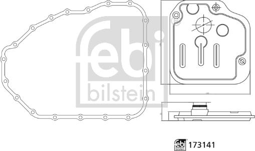 Febi Bilstein 173141 - Hidraulicni filter, automatski mjenjač www.molydon.hr