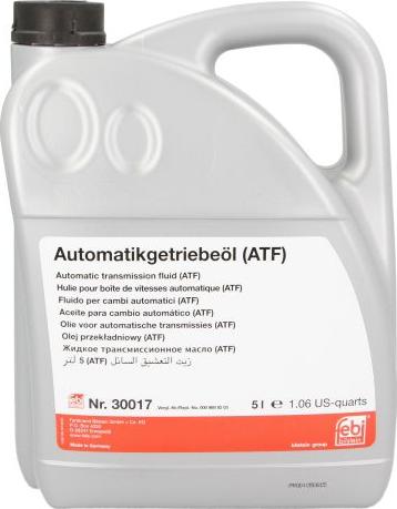 FEBI Bilstein 30017 - Ulje za automatski mjenjač www.molydon.hr