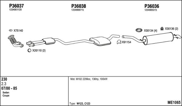 Fenno ME1065 - Ispušni sistem www.molydon.hr