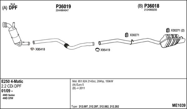 Fenno ME1039 - Ispušni sistem www.molydon.hr